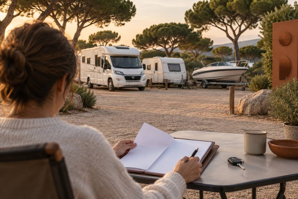 Illustration éditoriale du sujet : Contratto di rimessaggio: cosa controllare prima di firmare